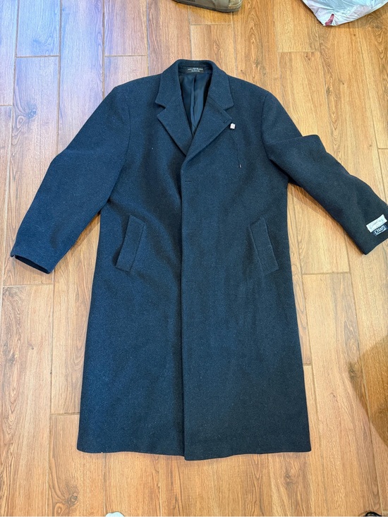 Ralph Lauren Other - NWT Vintage Ralph Lauren CHAPS Men's Black Wool/cashmere Trench Coat / men’s 44R